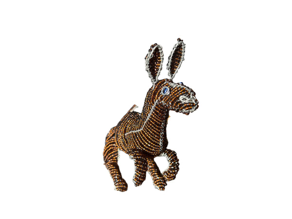 Beaded Small Kangaroo (Brown)