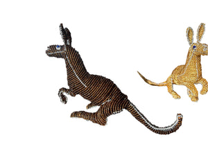 Beaded Small Kangaroo (Brown)