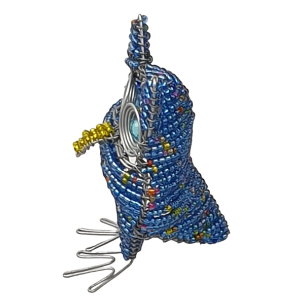 Beaded Owl (Blue)