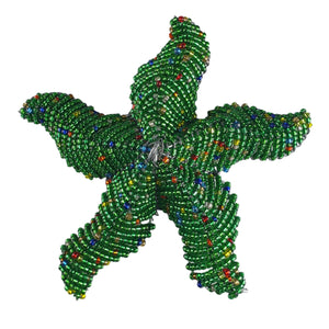 Beaded Starfish (Dark Green)