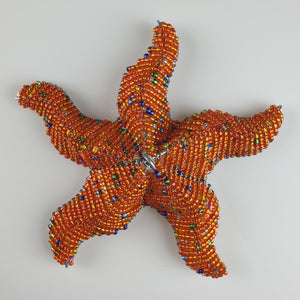 Beaded Starfish (Orange)