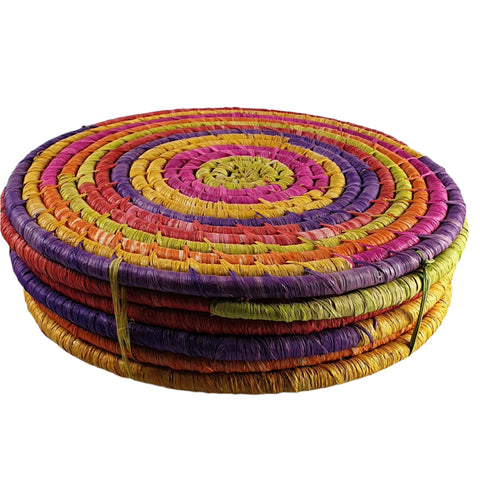 Raffia Placemats Round 35cm