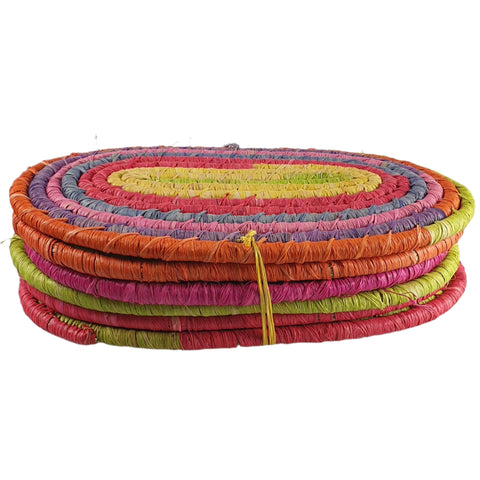 Raffia Placemats Oval