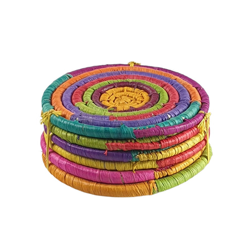 Raffia Coasters