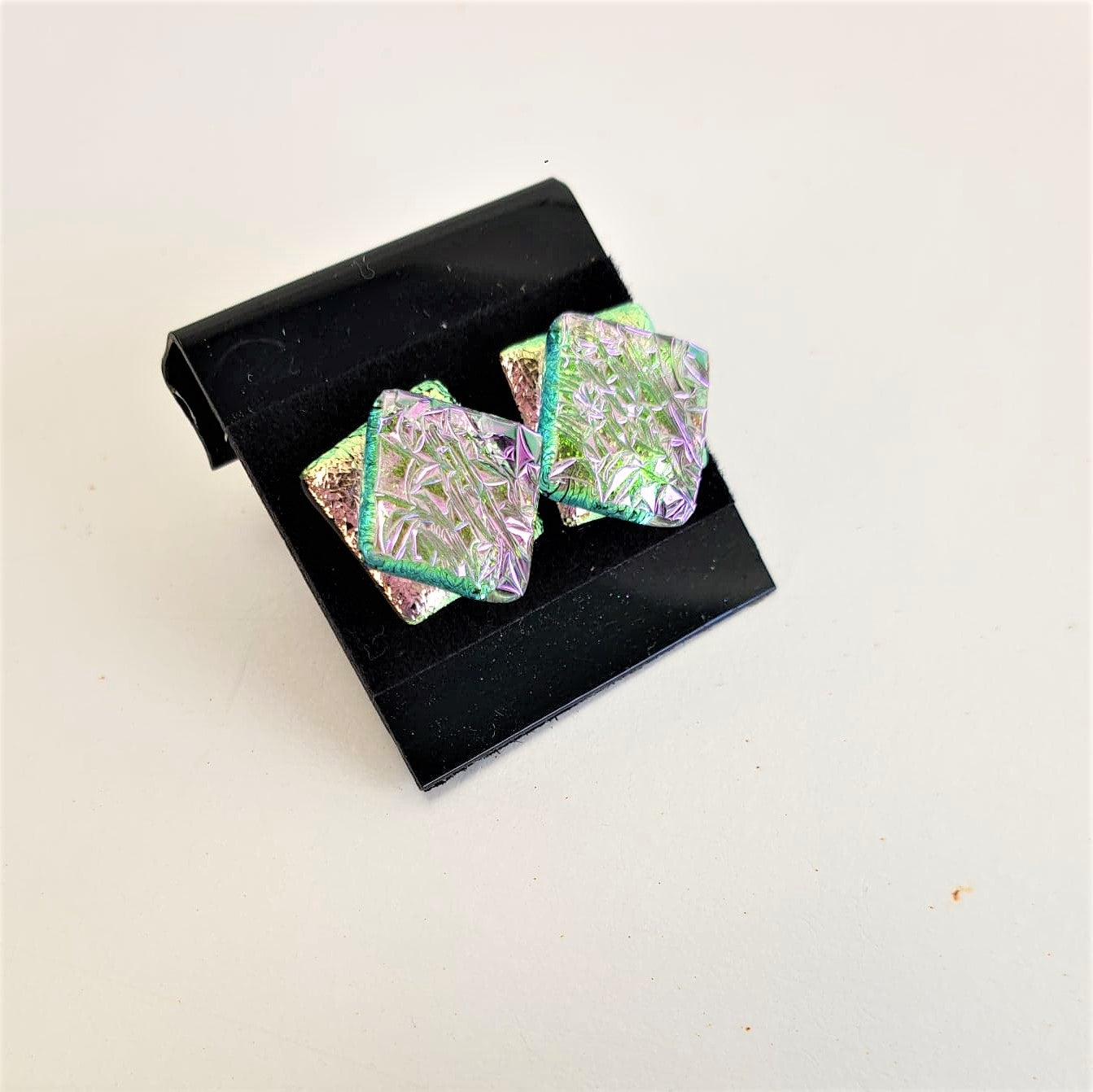 Dichroic Glass Earring