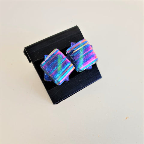 Dichroic Glass Earring